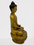 Brass Meditation Buddha Statue 8"