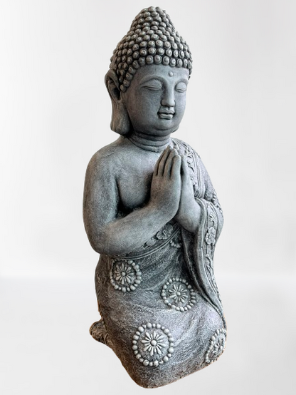 Namaste Buddha Statue Kneeling in Prayer 26"