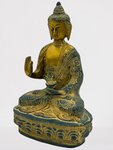 Brass Vitarka Buddha Statue 8"