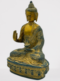 Brass Vitarka Buddha Statue 8"