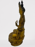 Brass Manjushri Statue 8"