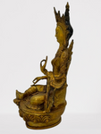 Brass Green Tara Statue 8.5"