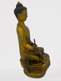 Brass Medicine Buddha Statue 8"