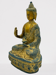 Brass Vitarka Buddha Statue 8"