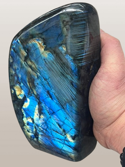 Labradorite Freeform Gemstone 7"