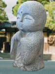 Standing Namaste Jizo Monk 10"