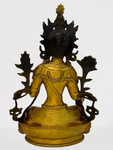 Brass Green Tara Statue 8.5"