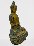 Brass Vitarka Buddha Statue 8"