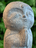 Namaste Zen Jizo Monk Statue 20"