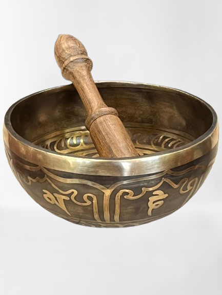 Double Dorje Handmade Singing Bowl 6"