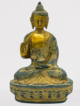 Brass Vitarka Buddha Statue 8"