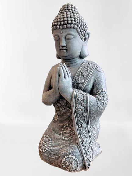 Namaste Buddha Statue Kneeling in Prayer 26"