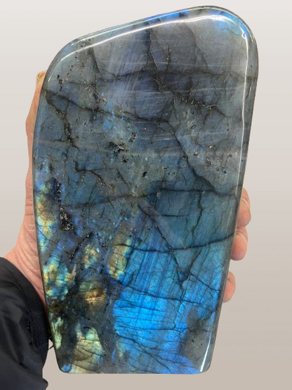 Labradorite Freeform Gemstone 8"