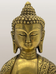 Brass Shakyamuni Earth Witness Buddha 8"