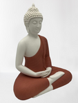 Porcelain Meditating Buddha Statue 12"