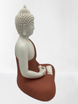 Porcelain Meditating Buddha Statue 12"