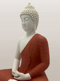 Porcelain Meditating Buddha Statue 12"