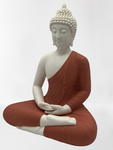 Porcelain Meditating Buddha Statue 12"