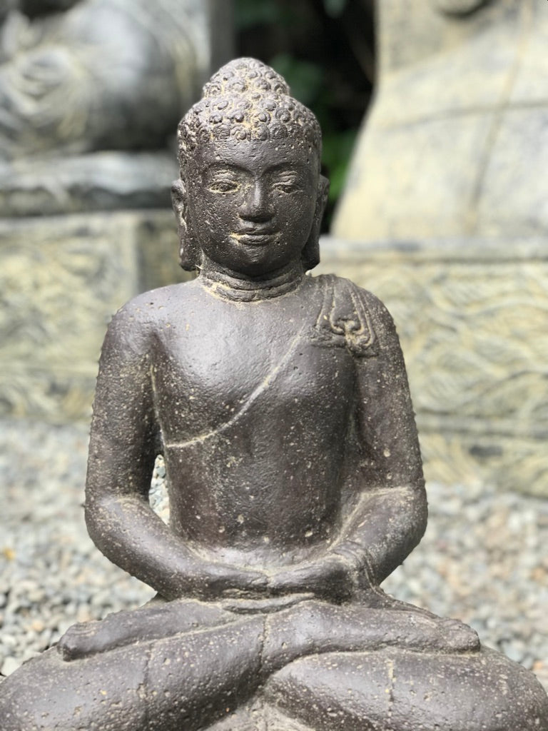 Garden Buddha Statue Meditation Mudra 18" - Routes Gallery