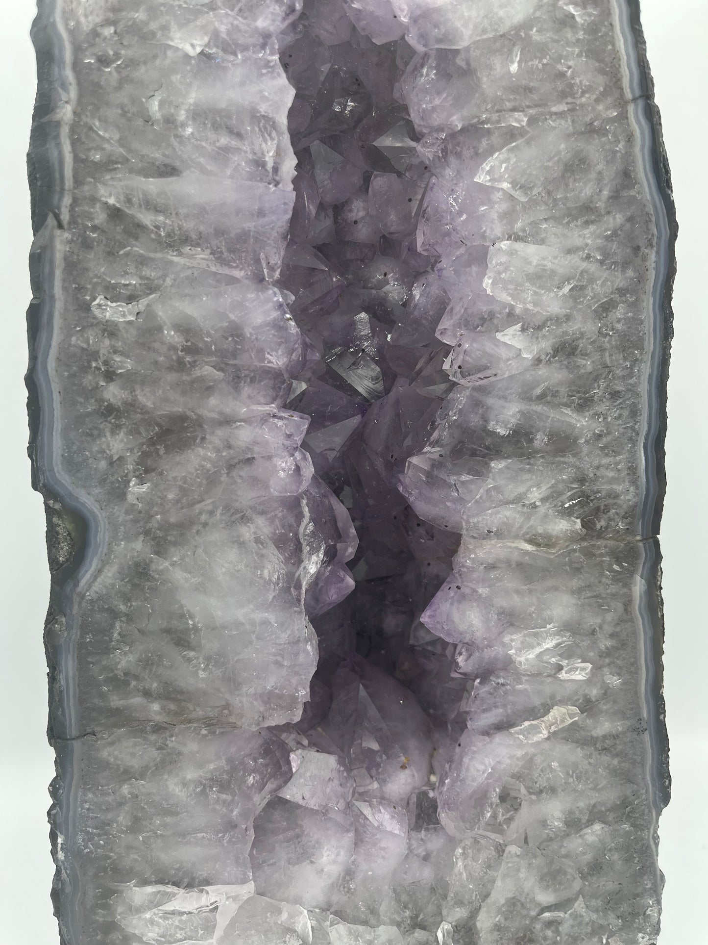 Amethyst Crystal Geode Cathedral 18"