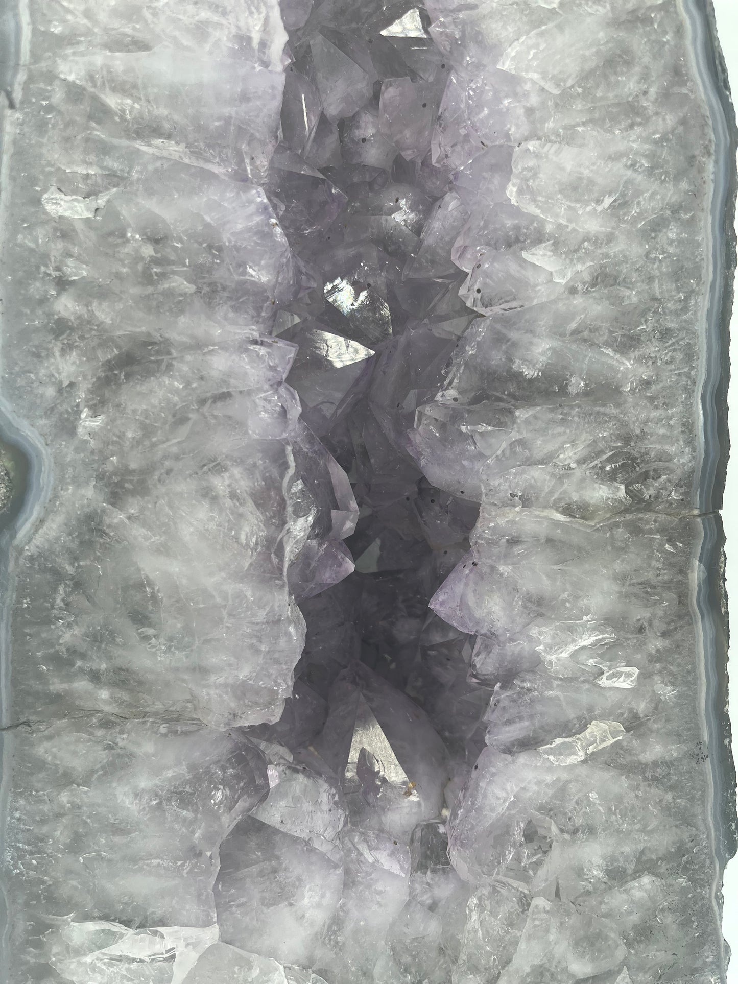 Amethyst Crystal Geode Cathedral 18"