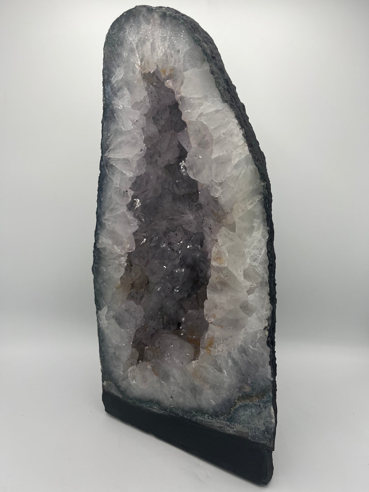 Amethyst Crystal Geode Cathedral 16.5"