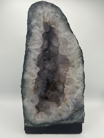 Amethyst Crystal Geode Cathedral 16.5"