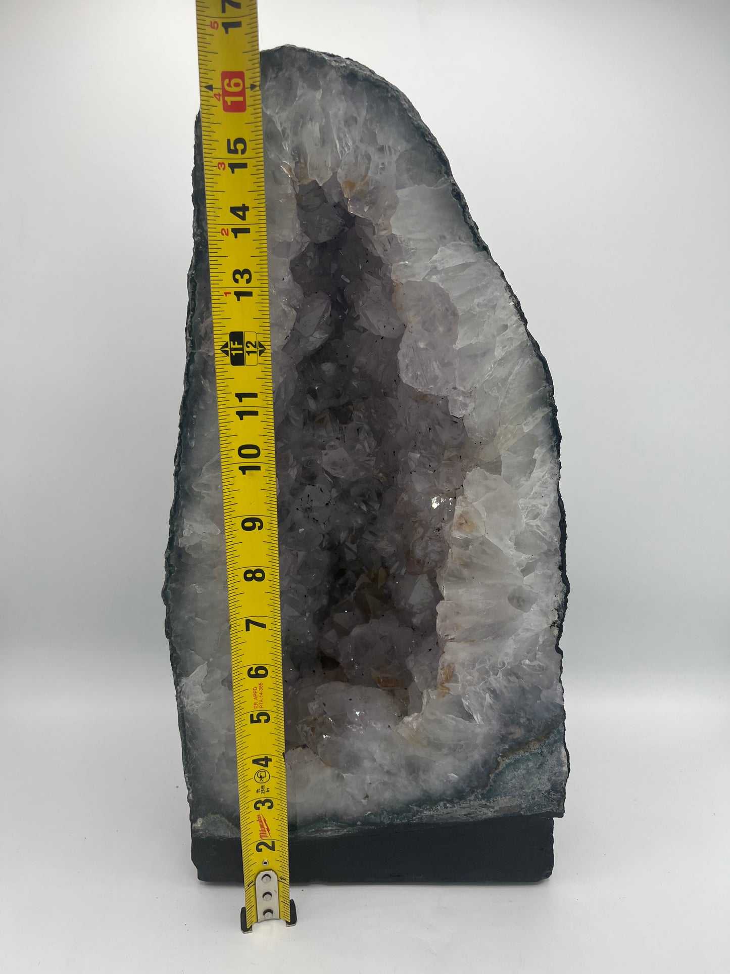 Amethyst Crystal Geode Cathedral 16.5"