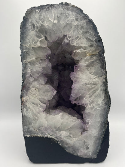 Amethyst Crystal Geode Cathedral 14"