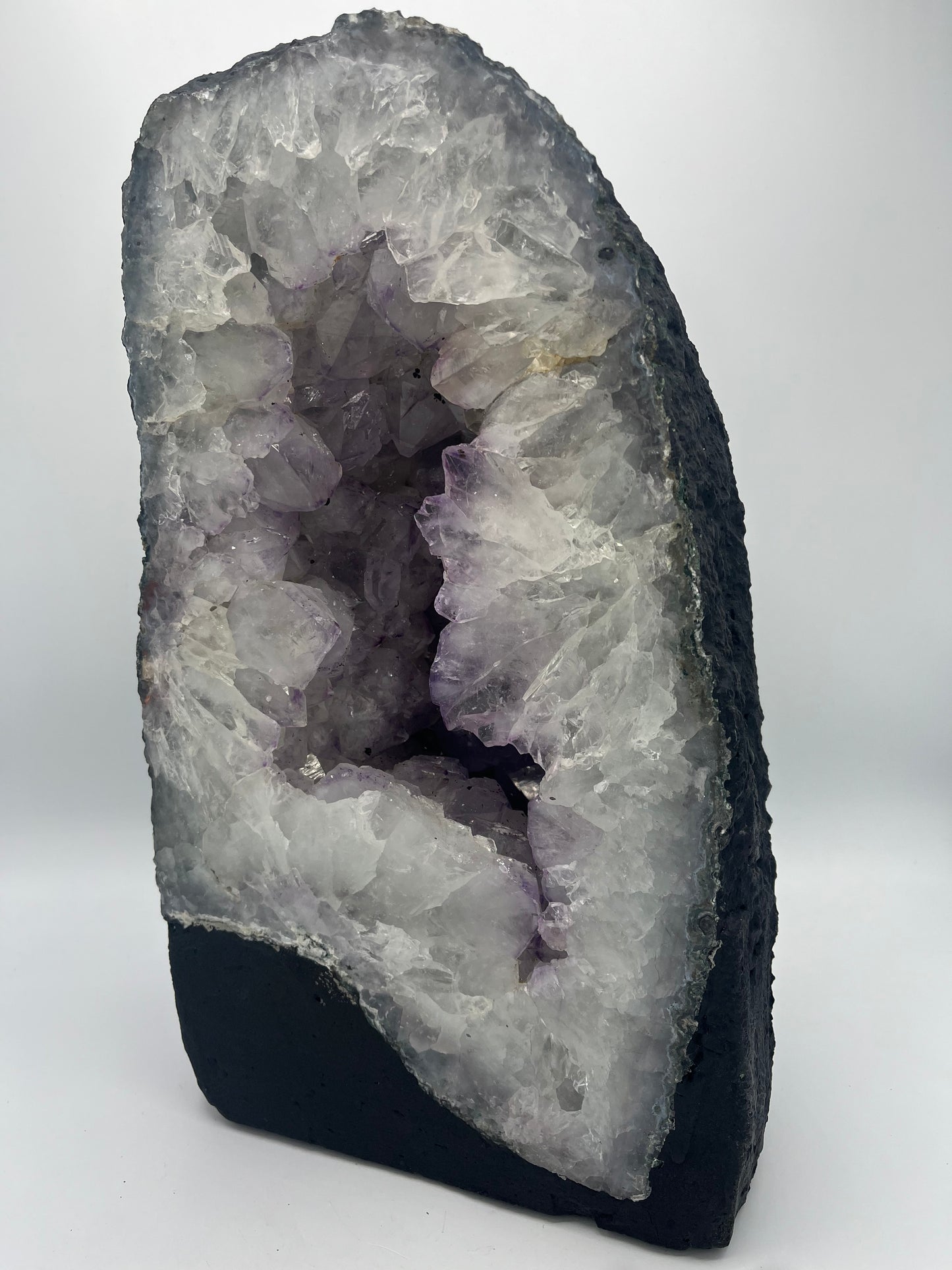 Amethyst Crystal Geode Cathedral 14"