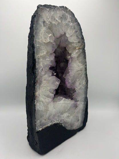 Amethyst Crystal Geode Cathedral 14"