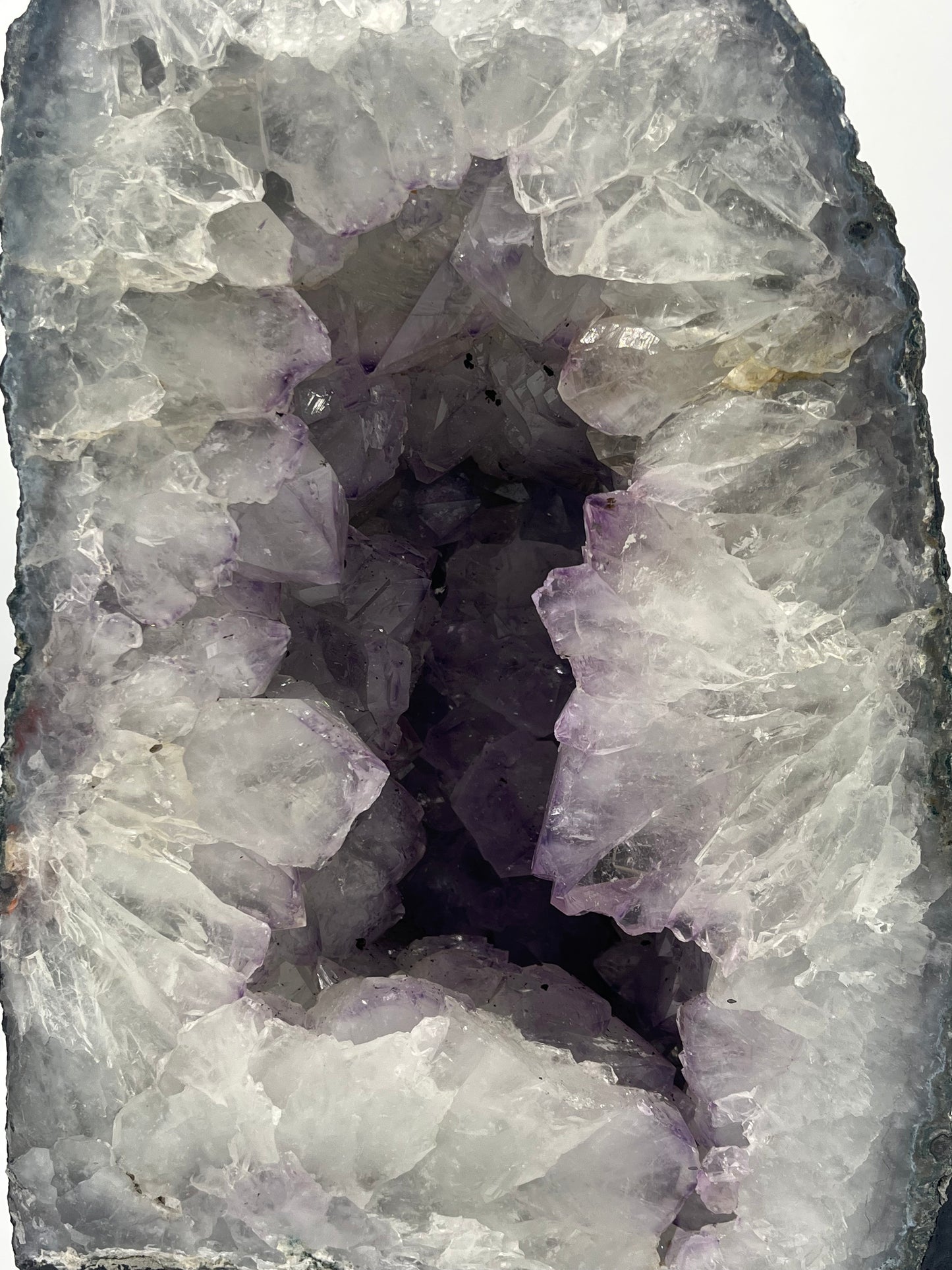 Amethyst Crystal Geode Cathedral 14"