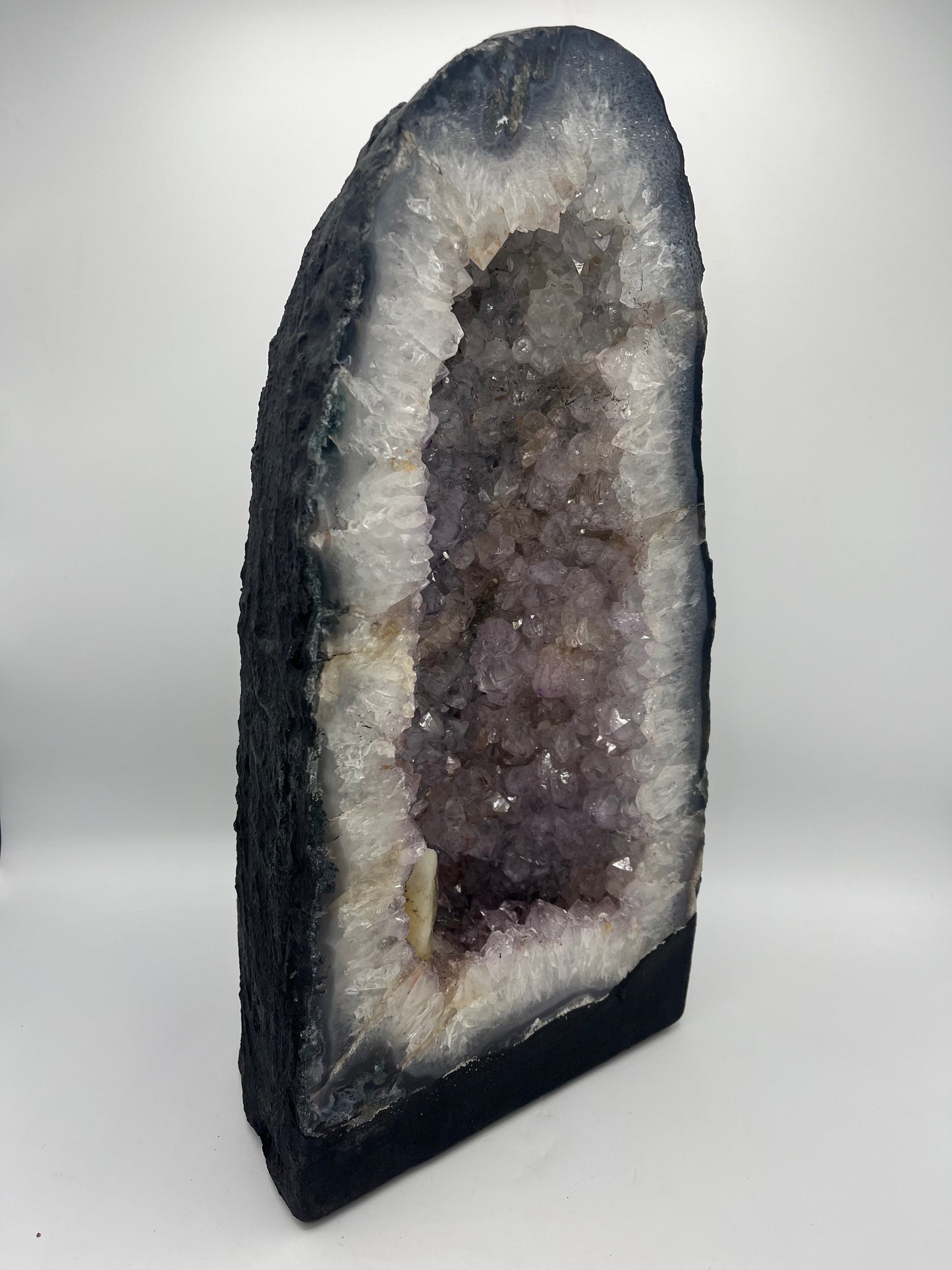 Amethyst Crystal Geode Cathedral 17"