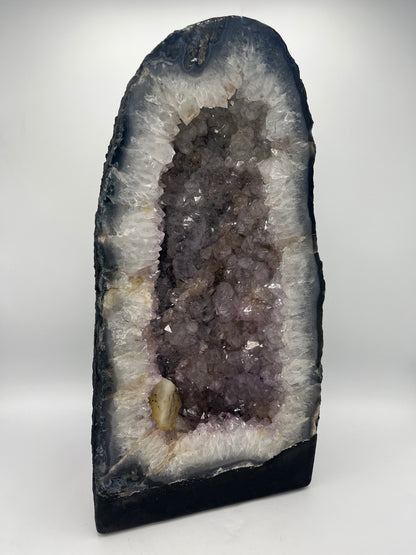 Amethyst Crystal Geode Cathedral 17"