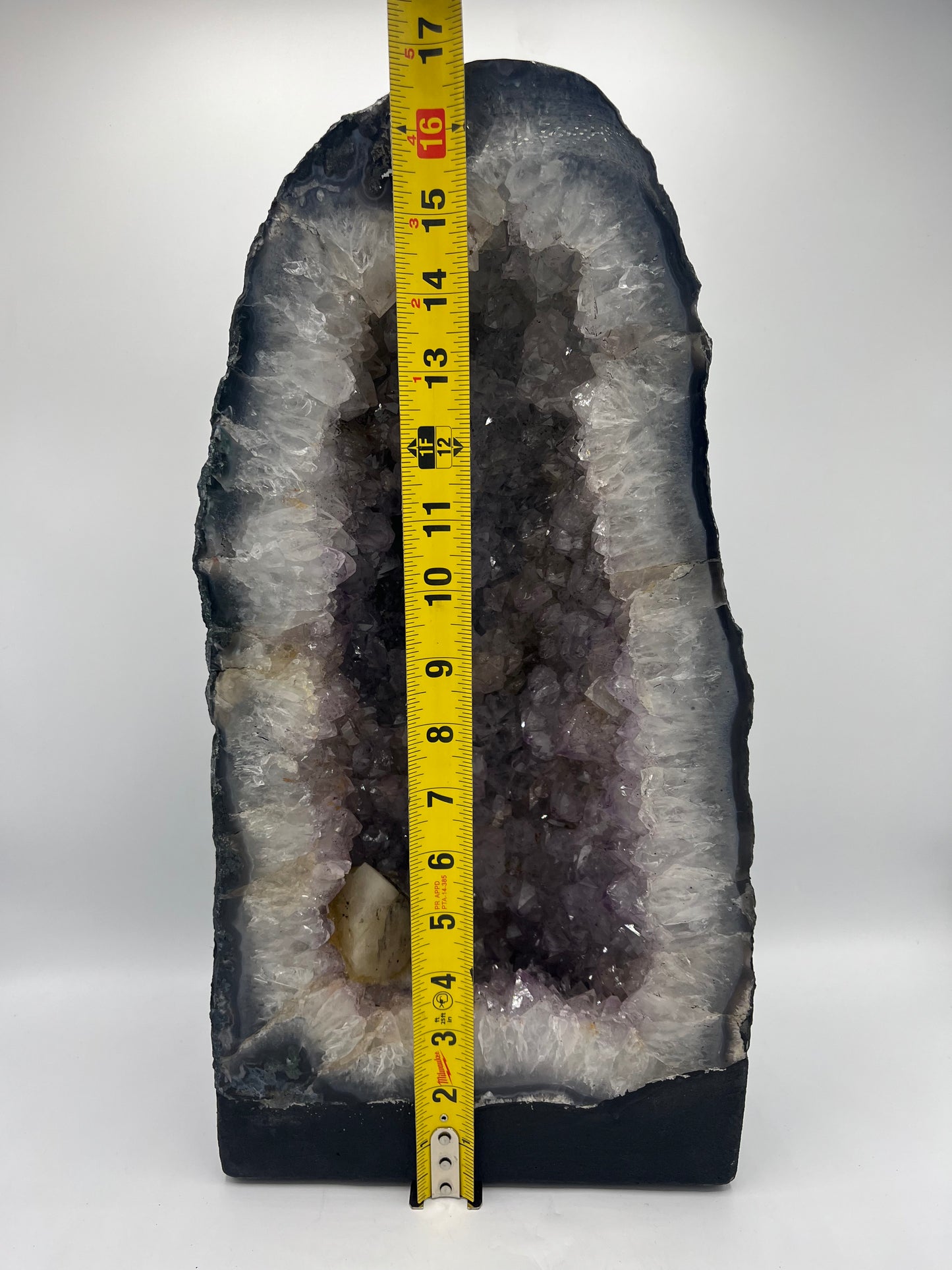 Amethyst Crystal Geode Cathedral 17"