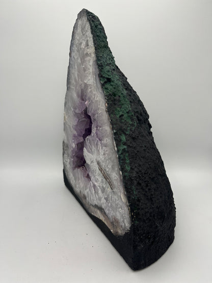 Amethyst Crystal Geode Cathedral 13"