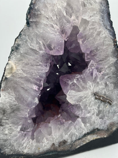 Amethyst Crystal Geode Cathedral 13"