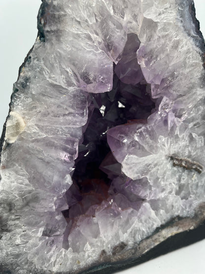 Amethyst Crystal Geode Cathedral 13"