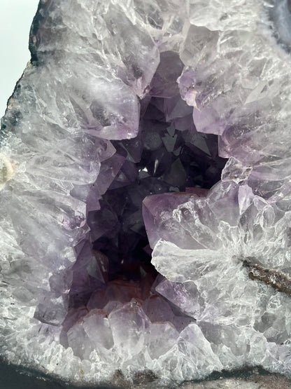 Amethyst Crystal Geode Cathedral 13"