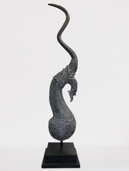 Wood Thai Chofa Sculpture on stand 68"