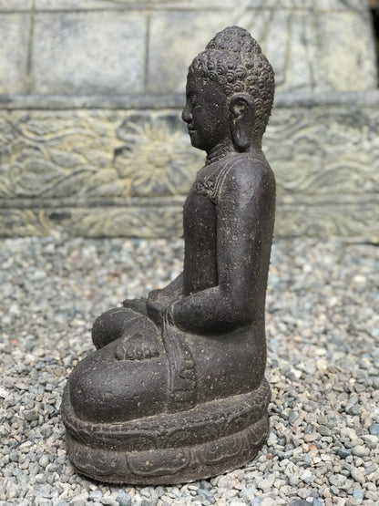 Garden Buddha Statue Meditation Mudra 18" - Routes Gallery