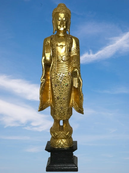 Bouddha Abhaya (17cm) - Bien Etre 